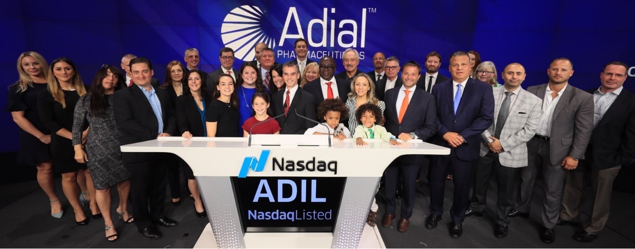 Adial Pharmaceuticals listed on U.S. NASDAQ